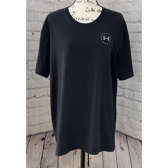 Under Armour Men’s Black Freedom Flag Tee (Size XL) - Picture 4 of 10